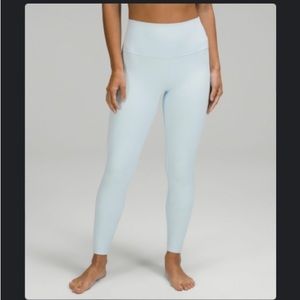 Lululemon Align High Rise 28inch leggings powder blue size 8